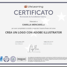 attestato logo illustrator attestato logo illustrator